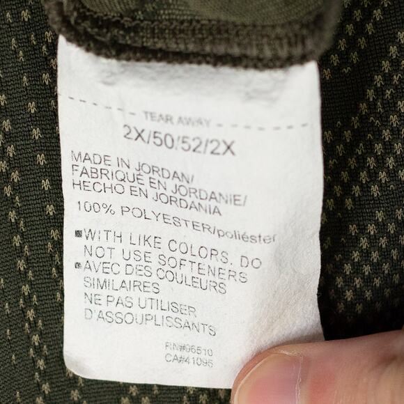 UNDER ARMOUR Tactical Tech Vented Loose Fit Training Shirt Camo Green Mens Sz 2X - Picture 6 of 6